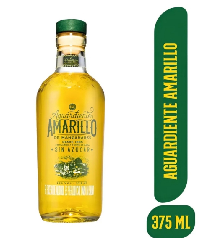 Aguardiente Amarillo 375 ml