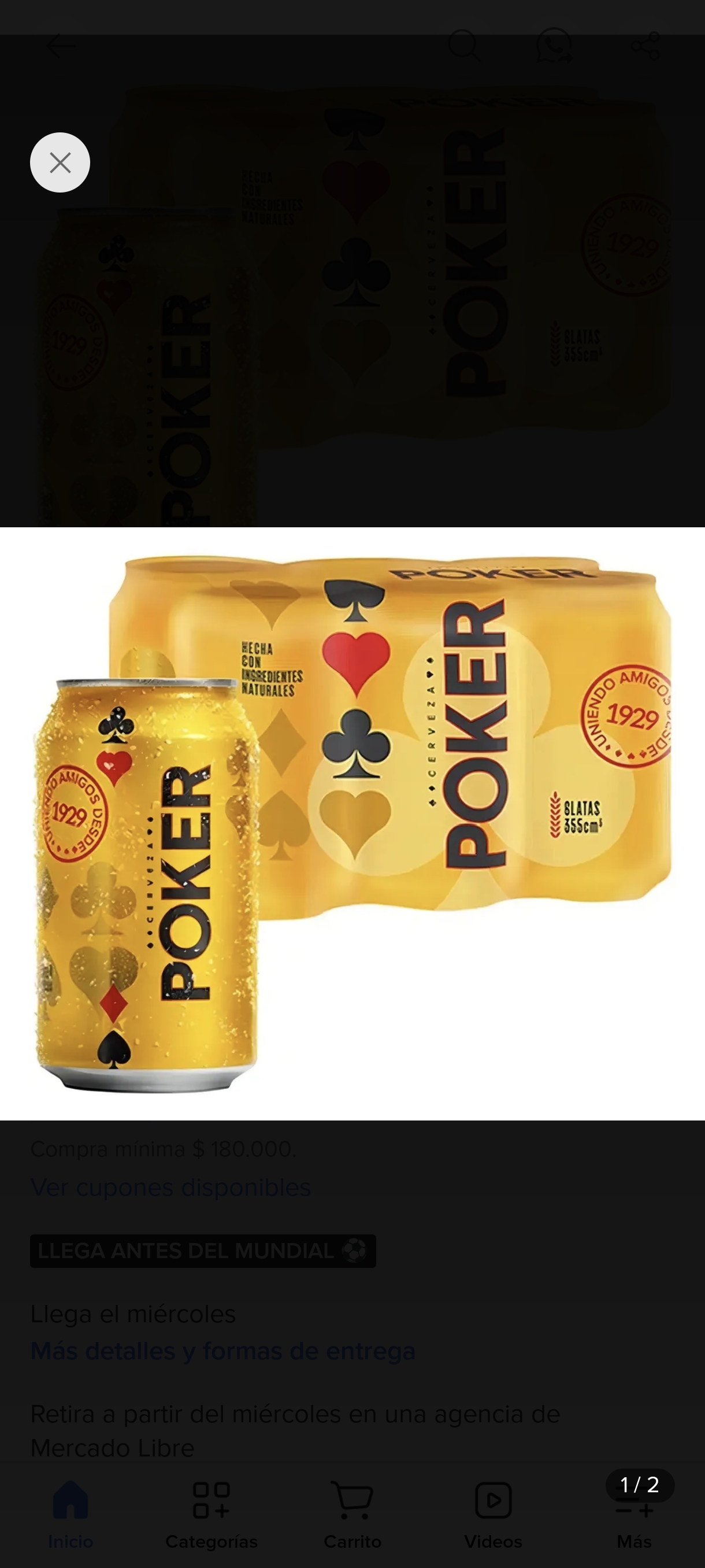 Poker six-pack lata 330 ml
